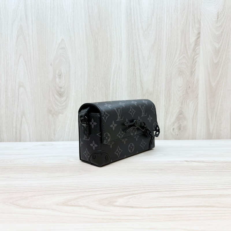 LV包包黑灰老花Steamer側背包M81783-3