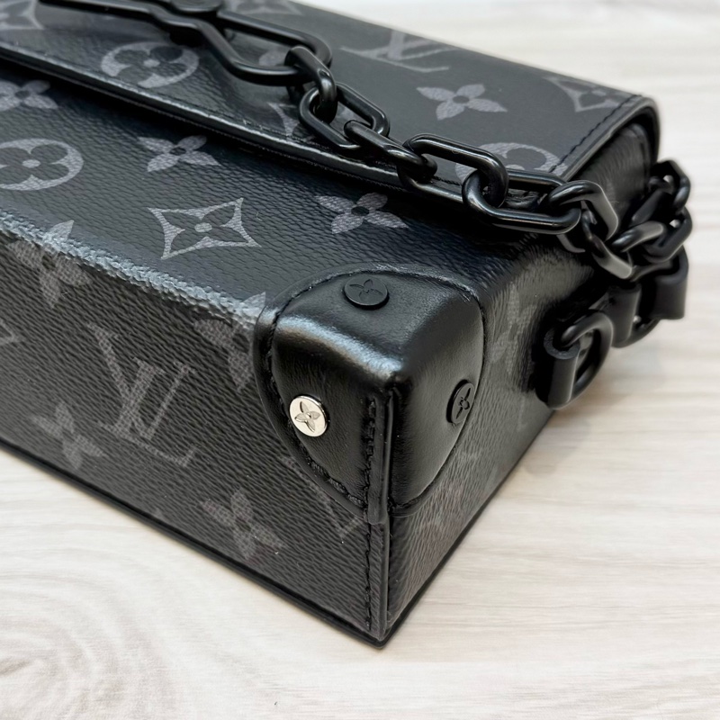 LV包包黑灰老花Steamer側背包M81783-10