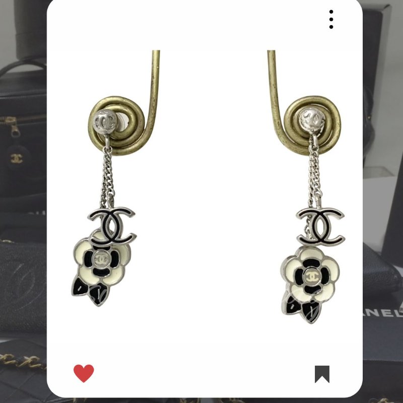 🛍️🎁 雙11🔥 11月新品上架 🔥💖 新款 香奈兒 Chanel  山茶花經典款耳環 🔥 香奈兒熱賣款 香奈兒經典款 耳環 CHANEL EARRING-0