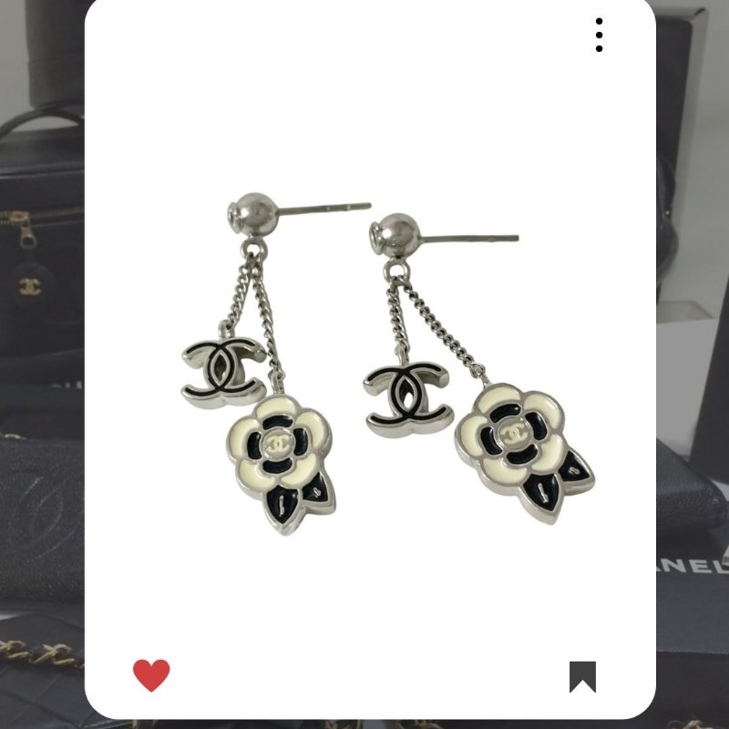 🛍️🎁 雙11🔥 11月新品上架 🔥💖 新款 香奈兒 Chanel  山茶花經典款耳環 🔥 香奈兒熱賣款 香奈兒經典款 耳環 CHANEL EARRING-7