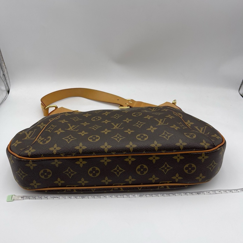 LV老花铭牌中号南瓜包单肩手提腋下包-2