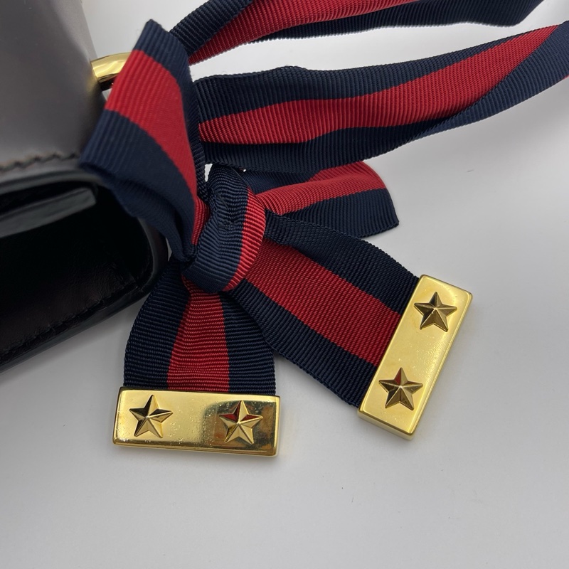 Gucci古驰 黑色塞尔维亚中号-6