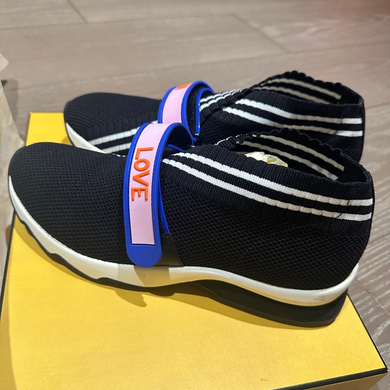 Fendi編織面休閒鞋-2