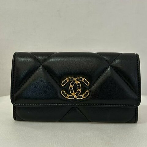 CHANEL 黑金 LOGO 19款中夾