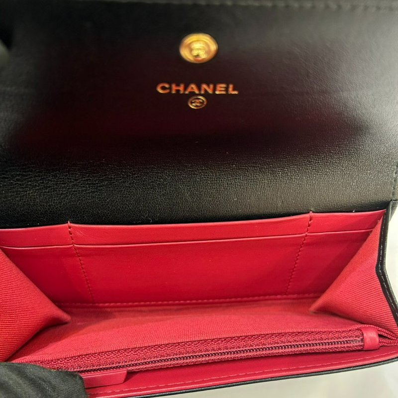 CHANEL 黑金 LOGO 19款中夾-8