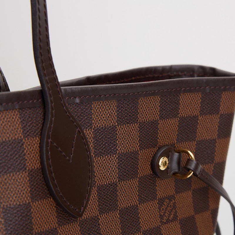 二手Lv neverfull MM棋盤格-7