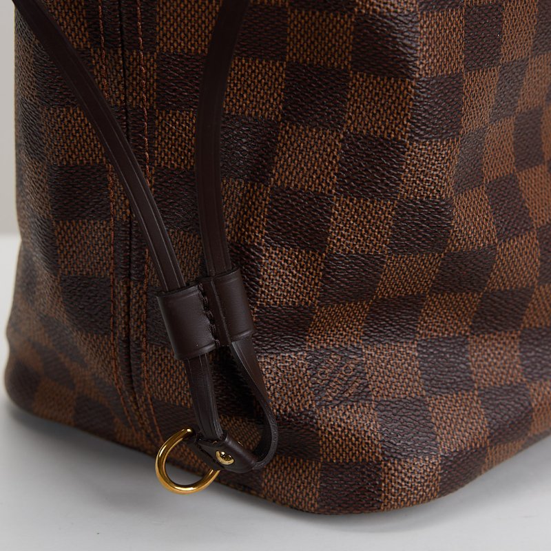 二手Lv neverfull MM棋盤格-9