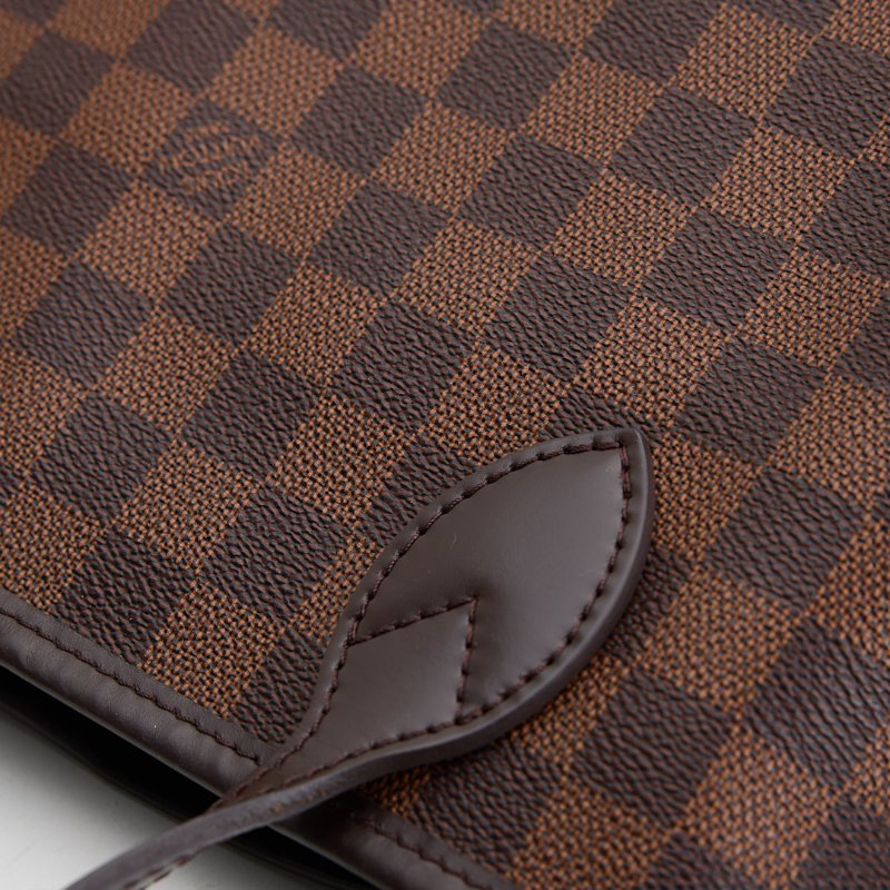 二手Lv neverfull MM棋盤格-10