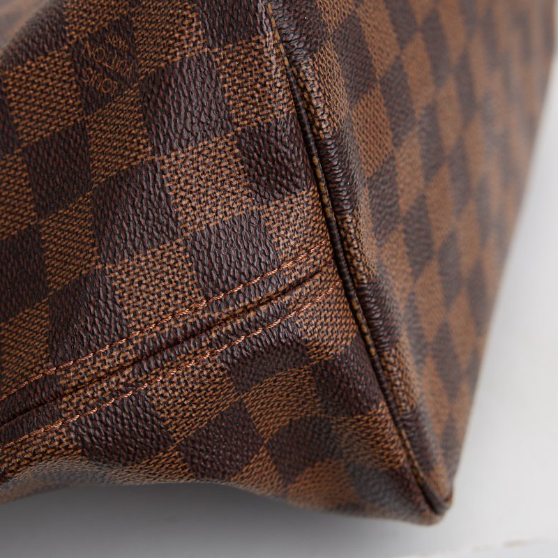 二手Lv neverfull MM棋盤格-11
