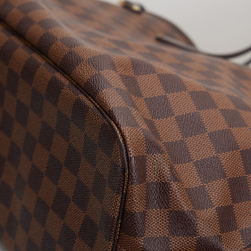 二手Lv neverfull MM棋盤格-12