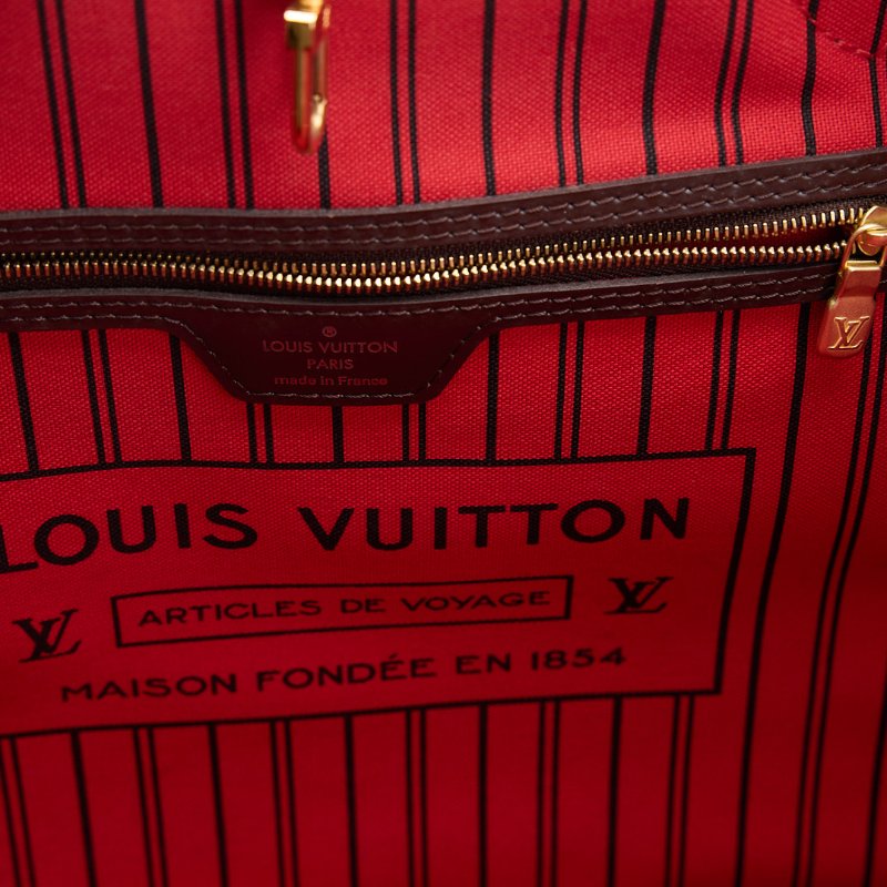 二手Lv neverfull MM棋盤格-16