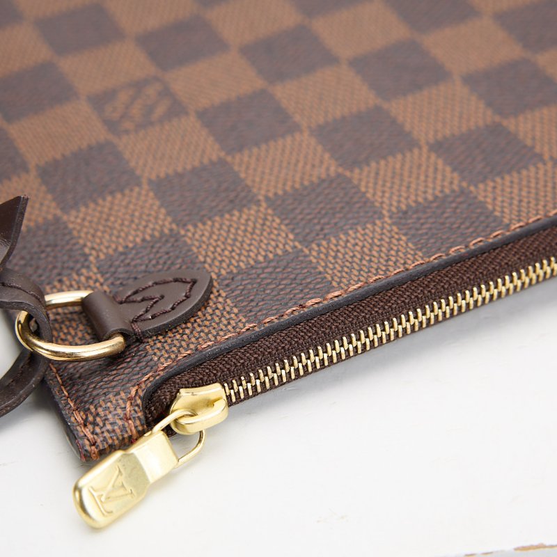 二手Lv neverfull MM棋盤格-23