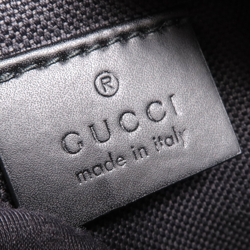 GUCCI 塗層帆布/牛皮皮革Shoulder Bag銀扣肩背袋-13