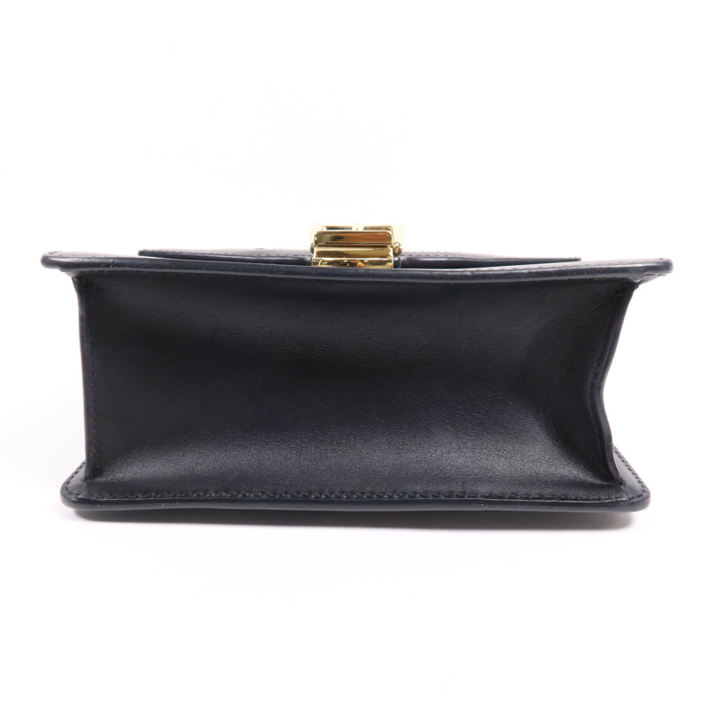 GUCCI 牛皮皮革Syvie Mini金扣鏈帶肩背袋-3