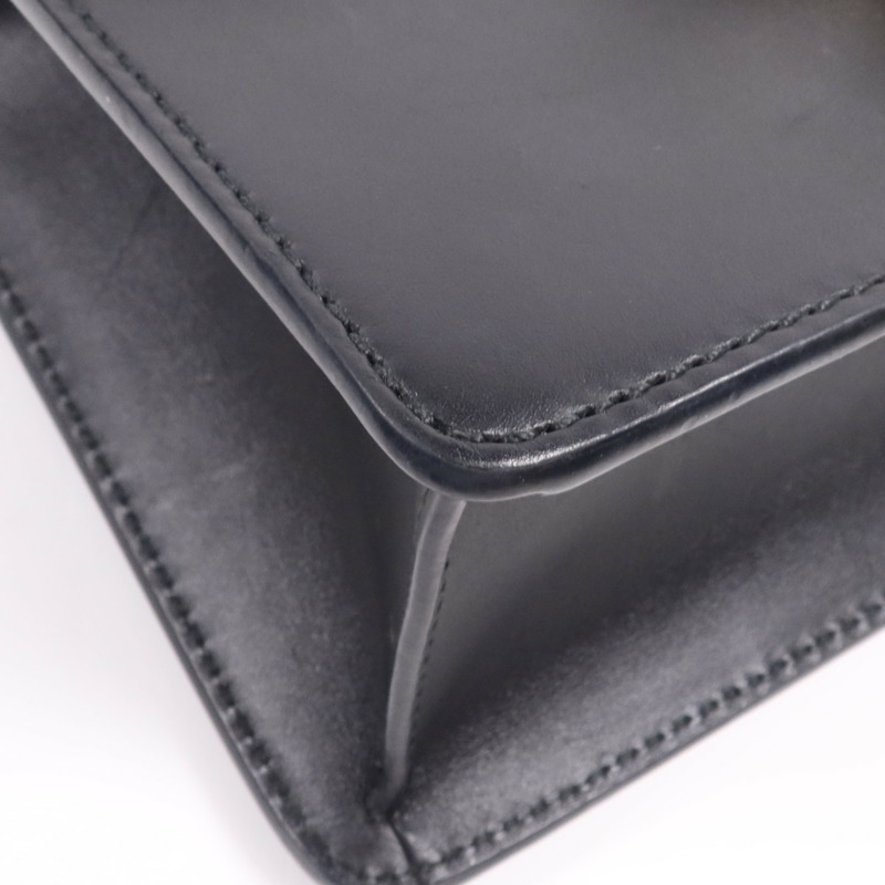 GUCCI 牛皮皮革Syvie Mini金扣鏈帶肩背袋-5