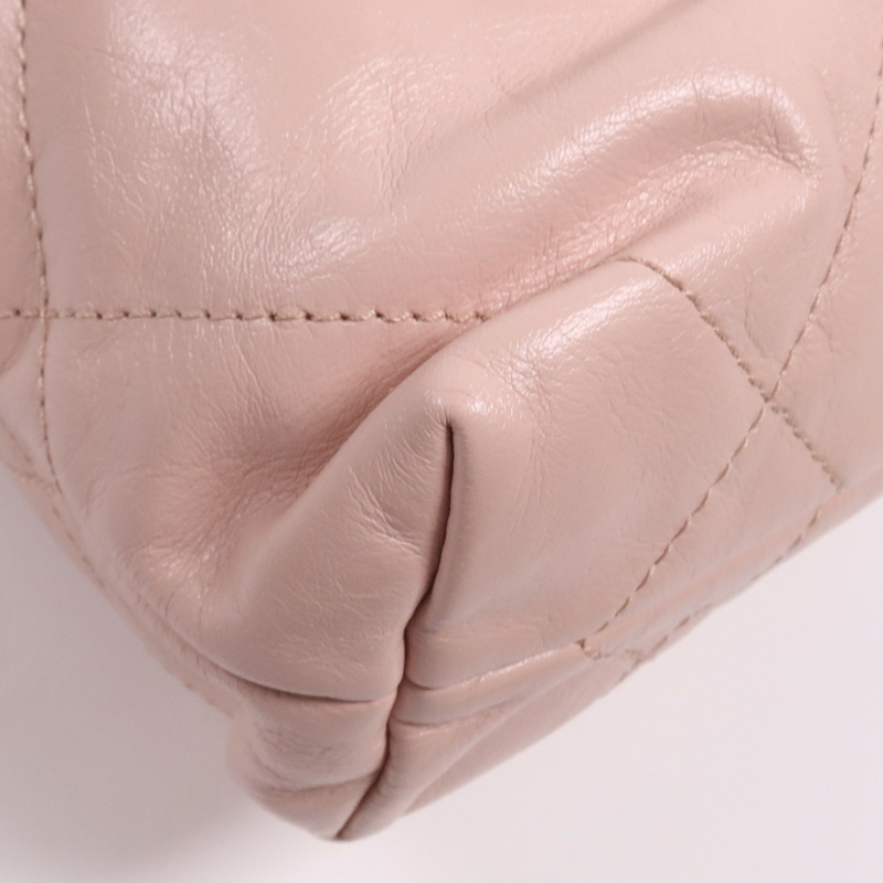 CHANEL 牛皮皮革Chanel 22 Mini金扣鏈帶肩背袋-5