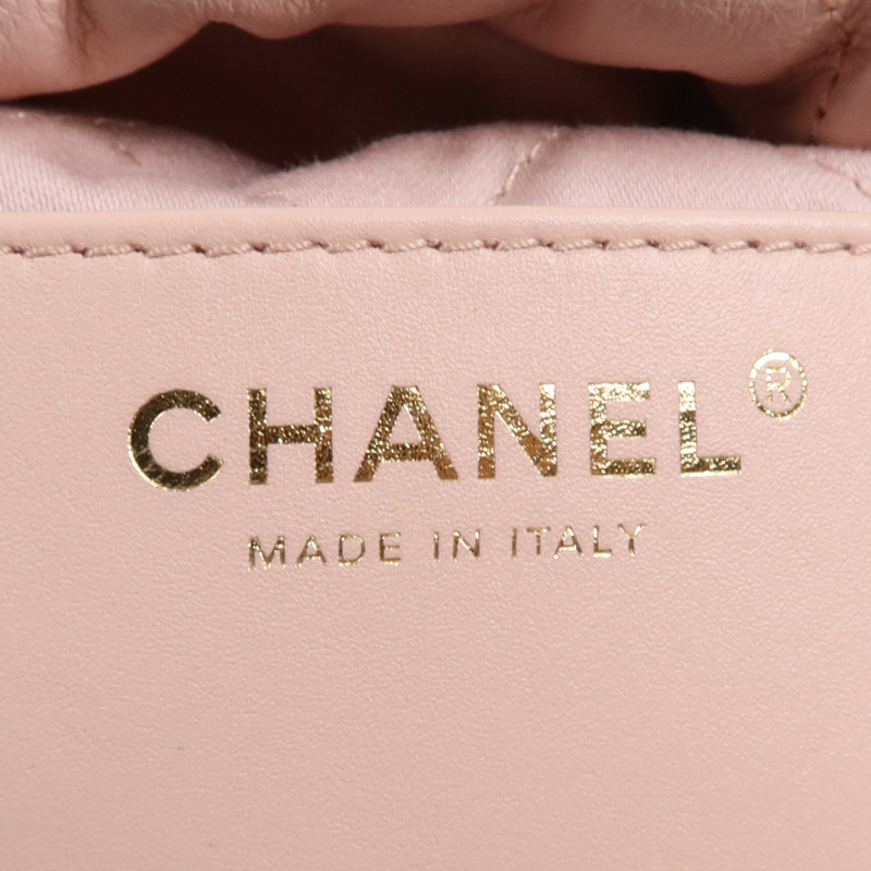 CHANEL 牛皮皮革Chanel 22 Mini金扣鏈帶肩背袋-12