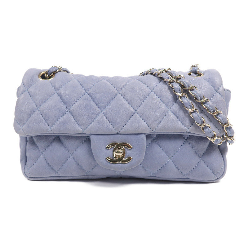 CHANEL 羊皮皮革Chain Shoulder Bag金扣鏈帶肩背袋-0