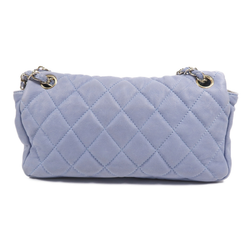 CHANEL 羊皮皮革Chain Shoulder Bag金扣鏈帶肩背袋-1