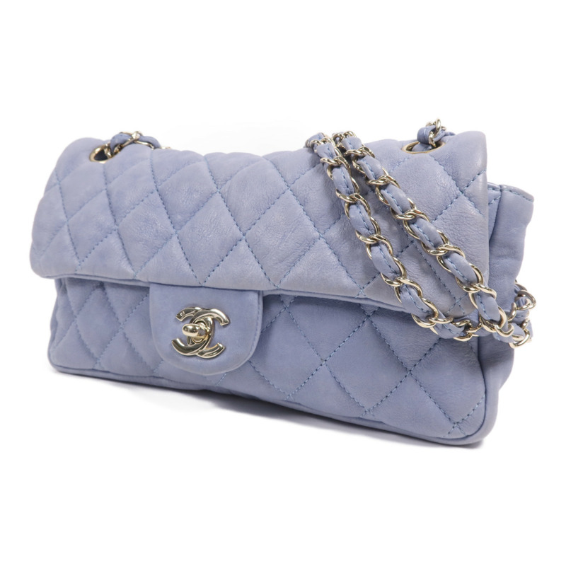 CHANEL 羊皮皮革Chain Shoulder Bag金扣鏈帶肩背袋-2