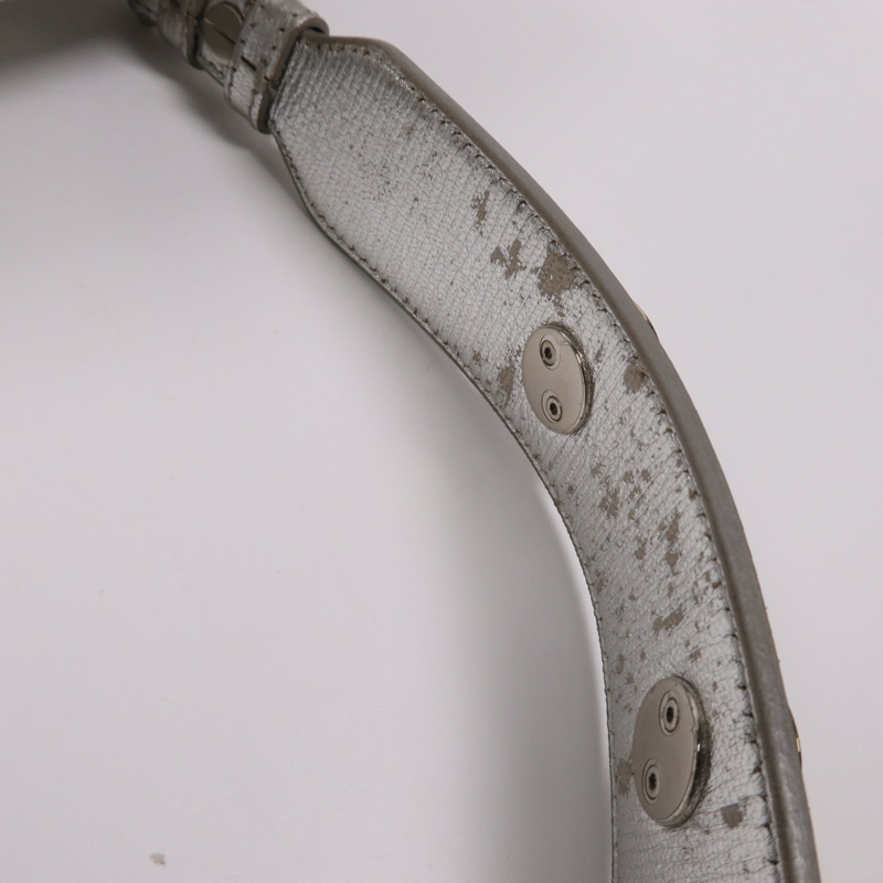 Dior 牛皮皮革Lady Dior銀扣手挽肩背兩用袋-17