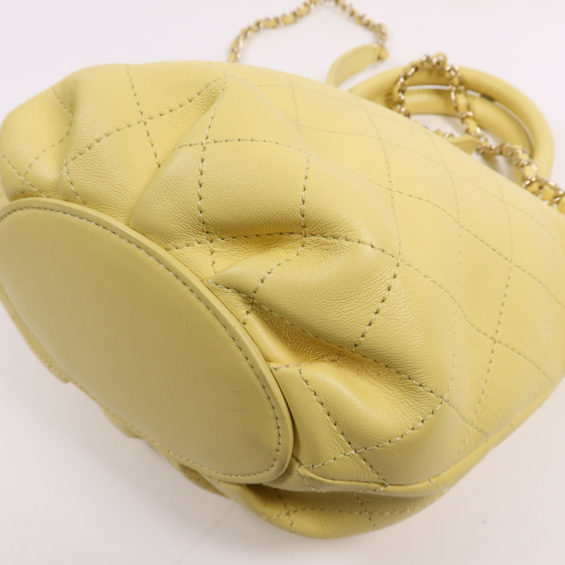 CHANEL 牛皮皮革2 Way Shoulder Bag金扣手挽肩背兩用袋-9