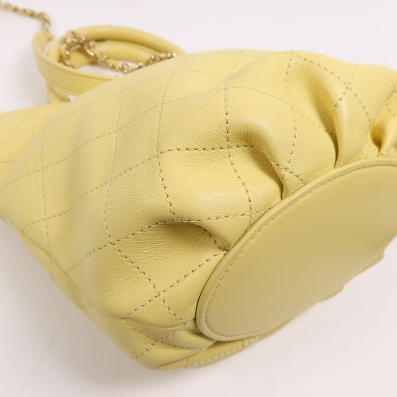 CHANEL 牛皮皮革2 Way Shoulder Bag金扣手挽肩背兩用袋-10