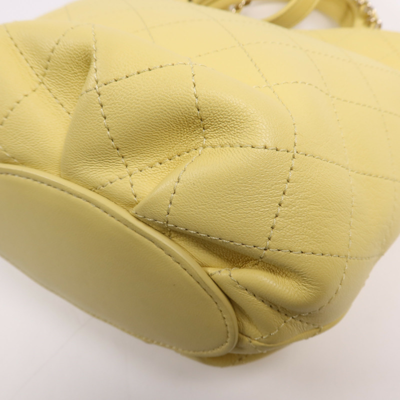 CHANEL 牛皮皮革2 Way Shoulder Bag金扣手挽肩背兩用袋-11