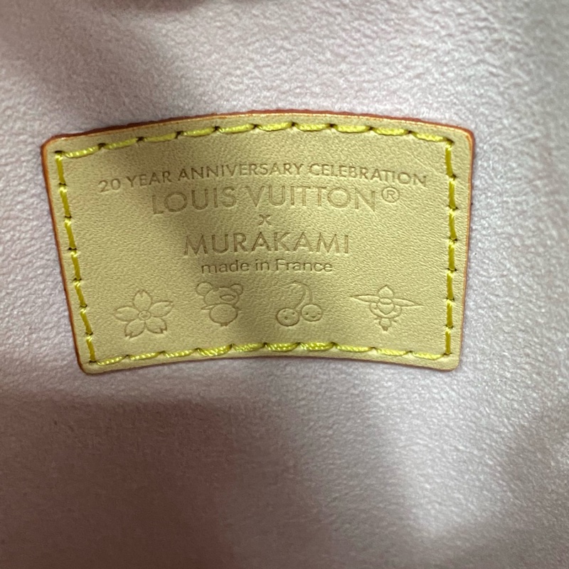 Louis Vuitton LV 村上隆 櫻花水桶包 尺寸約17x13-6
