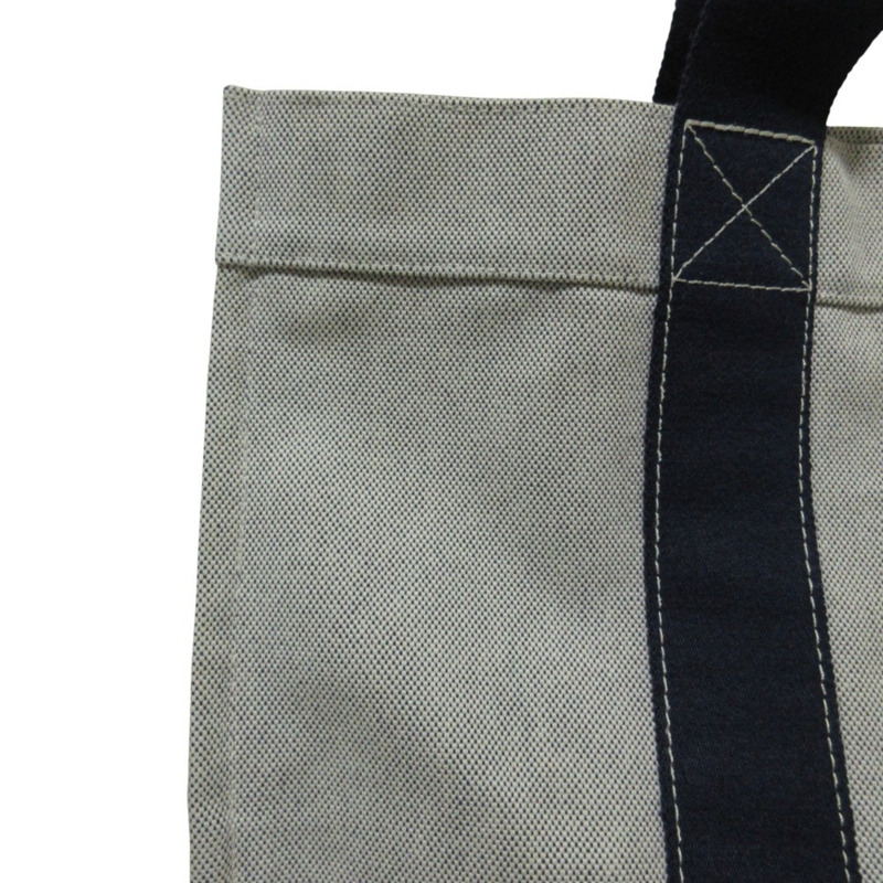 愛馬仕 Bora GM 女士海軍藍帆布手提包-10