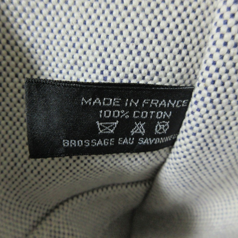 愛馬仕 Bora GM 女士海軍藍帆布手提包-16