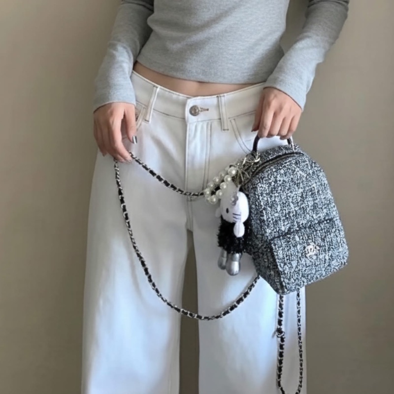 #絕版毛呢 #近新閒置 #全配 香奈兒24p毛呢小書包 3️⃣種背法超實用🍂秋冬必備-1