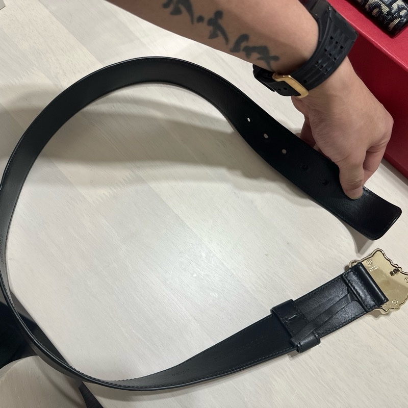 Versace 凡賽斯 皮帶 黑 沒有盒子-4