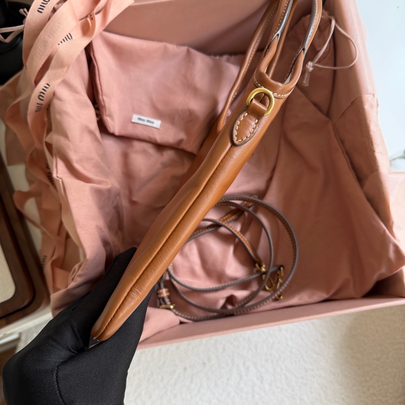 實拍圖💖 Miumiu ivy tote 棕色-3