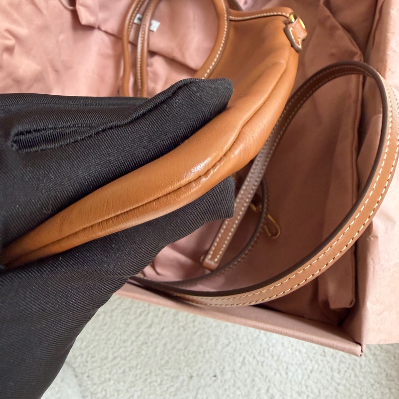 實拍圖💖 Miumiu ivy tote 棕色-7