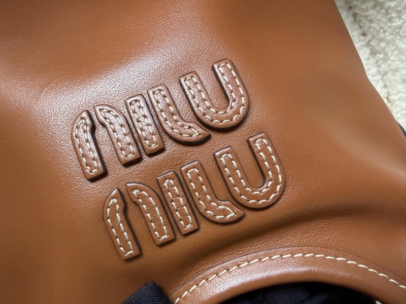 實拍圖💖 Miumiu ivy tote 棕色-16