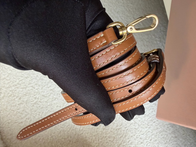 實拍圖💖 Miumiu ivy tote 棕色-21