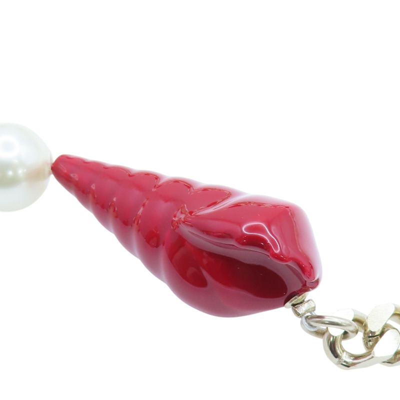 琺瑯 CC 珍珠珠帶 腰帶 金屬【CHANEL 香奈兒】-5