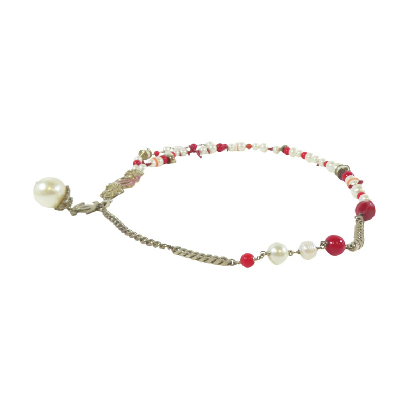 琺瑯 CC 珍珠珠帶 腰帶 金屬【CHANEL 香奈兒】-11