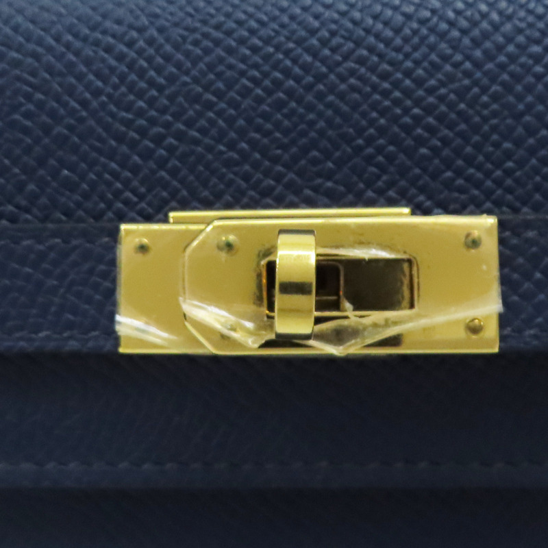 藍色 Epsom牛皮 Kelly To Go 肩背包 B刻 金扣【HERMES 愛馬仕】-5