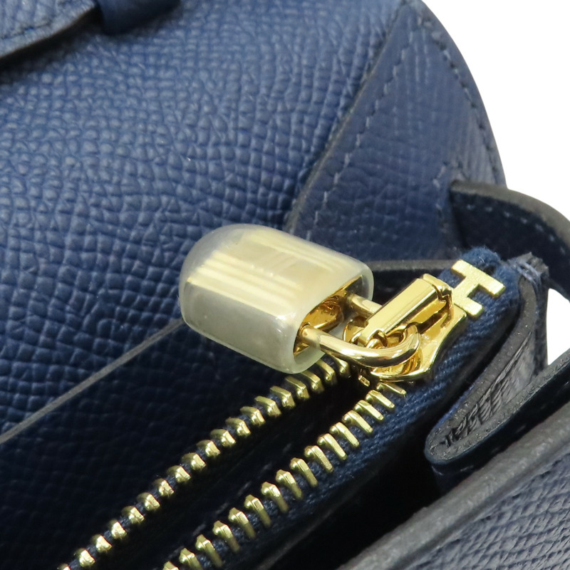 藍色 Epsom牛皮 Kelly To Go 肩背包 B刻 金扣【HERMES 愛馬仕】-14