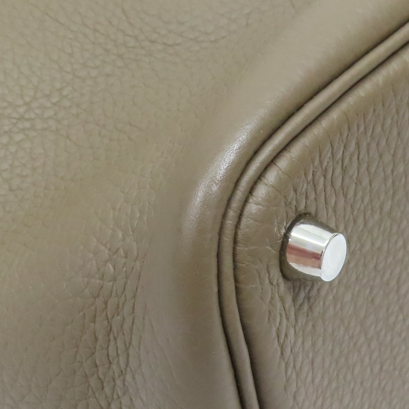 大象灰 TC牛皮 Picotin Lock 18 手提包 B刻 金扣 (無鑰匙)【HERMES 愛馬仕】-8