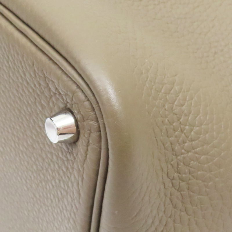 大象灰 TC牛皮 Picotin Lock 18 手提包 B刻 金扣 (無鑰匙)【HERMES 愛馬仕】-11