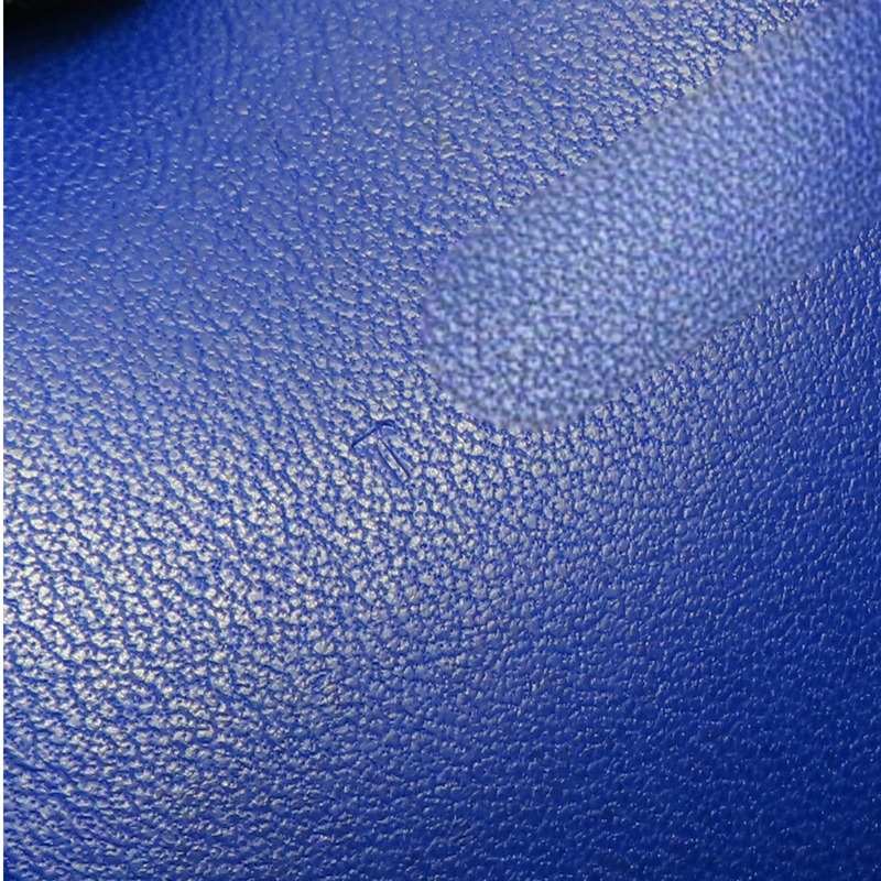 藍色 牛皮 Dogon GM 長夾 T刻 銀扣【HERMES 愛馬仕】-11