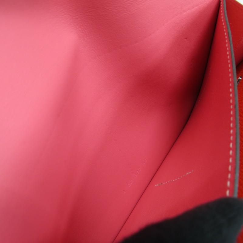 黃/藍色 Epsom牛皮 Camail 銀扣 長夾 A刻【HERMES 愛馬仕】-6