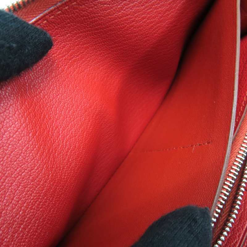 橘紅色 TC牛皮 Azap long Classique 拉鏈長夾 口R刻【HERMES 愛馬仕】-7
