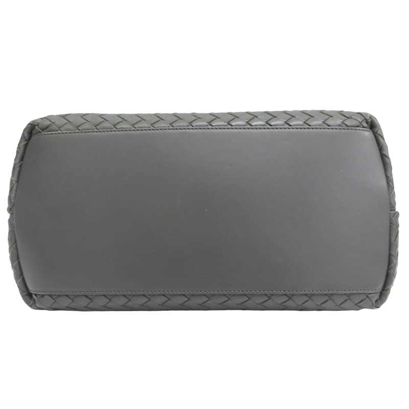 灰色 羊皮編織 兩用包【BOTTEGA VENETA BV 寶緹嘉】-3