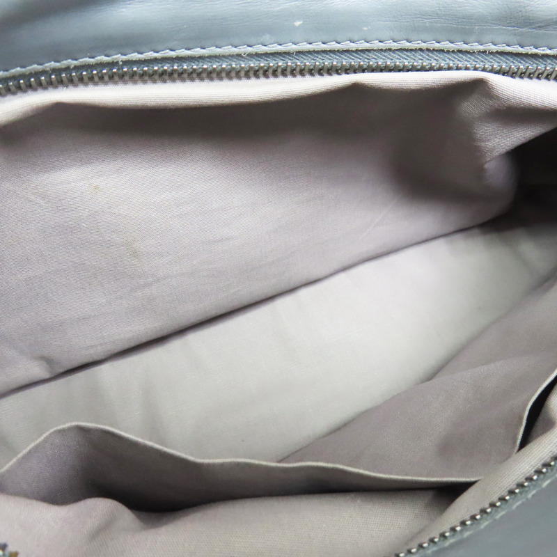 灰色 羊皮編織 兩用包【BOTTEGA VENETA BV 寶緹嘉】-5