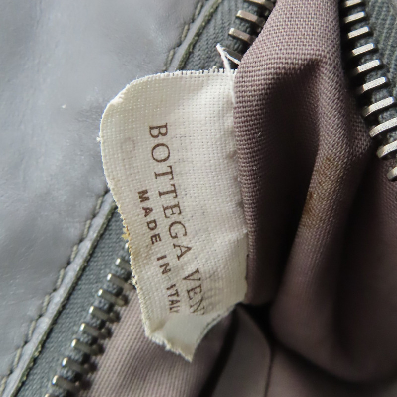 灰色 羊皮編織 兩用包【BOTTEGA VENETA BV 寶緹嘉】-8