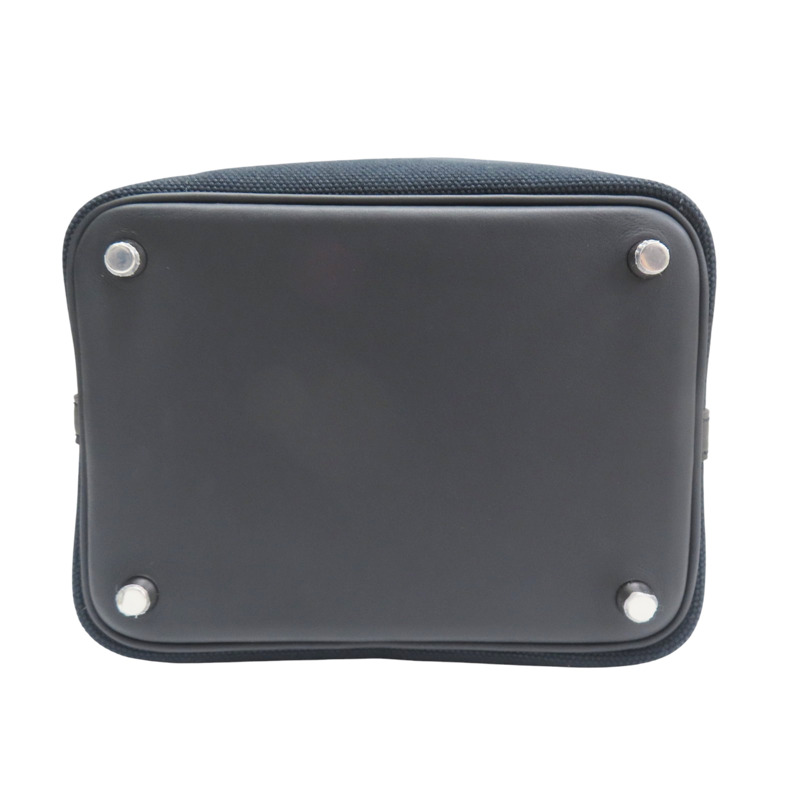 藍色 帆布 Picotin Cargo 18 手提包 K刻【HERMES 愛馬仕】-3